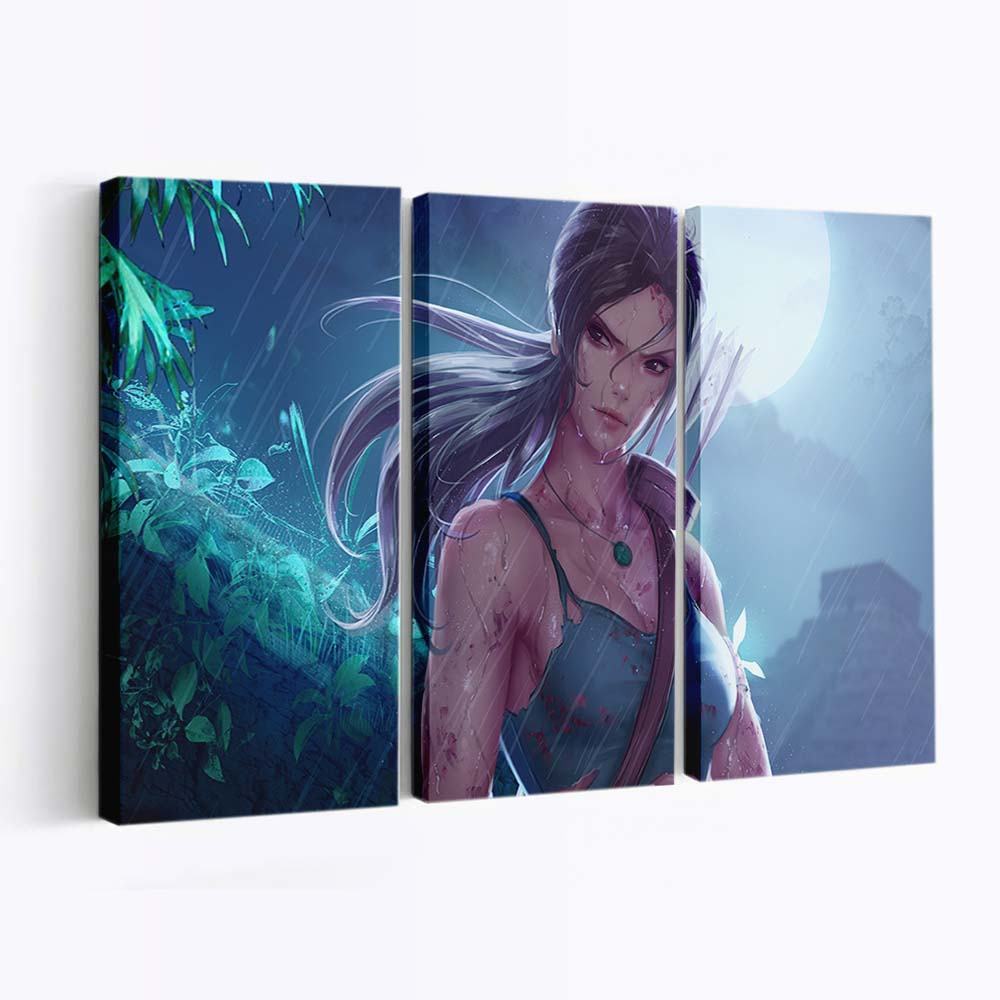 lara croft tomb raider in jungle 5k io